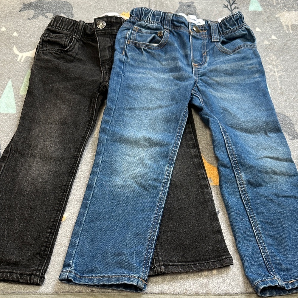 Old Navy Boys 3T Blue and Black Jeans
